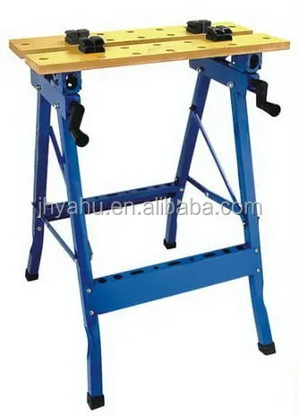 30 Square Tilted Work Top Adjustable Folding Woodworking Hand Tool Workbench