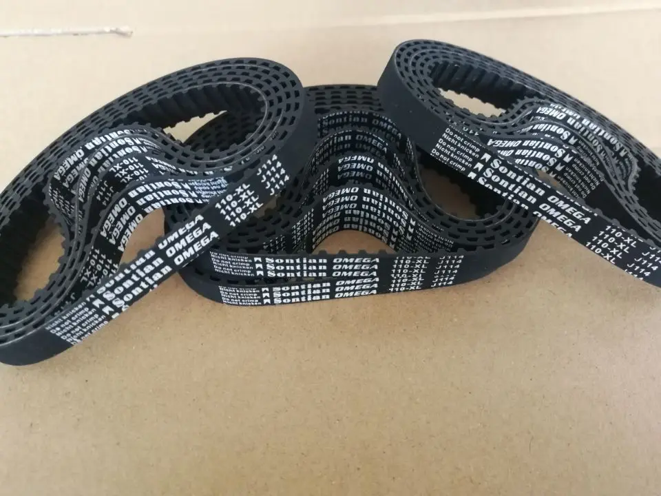 110XL rubber timing belt