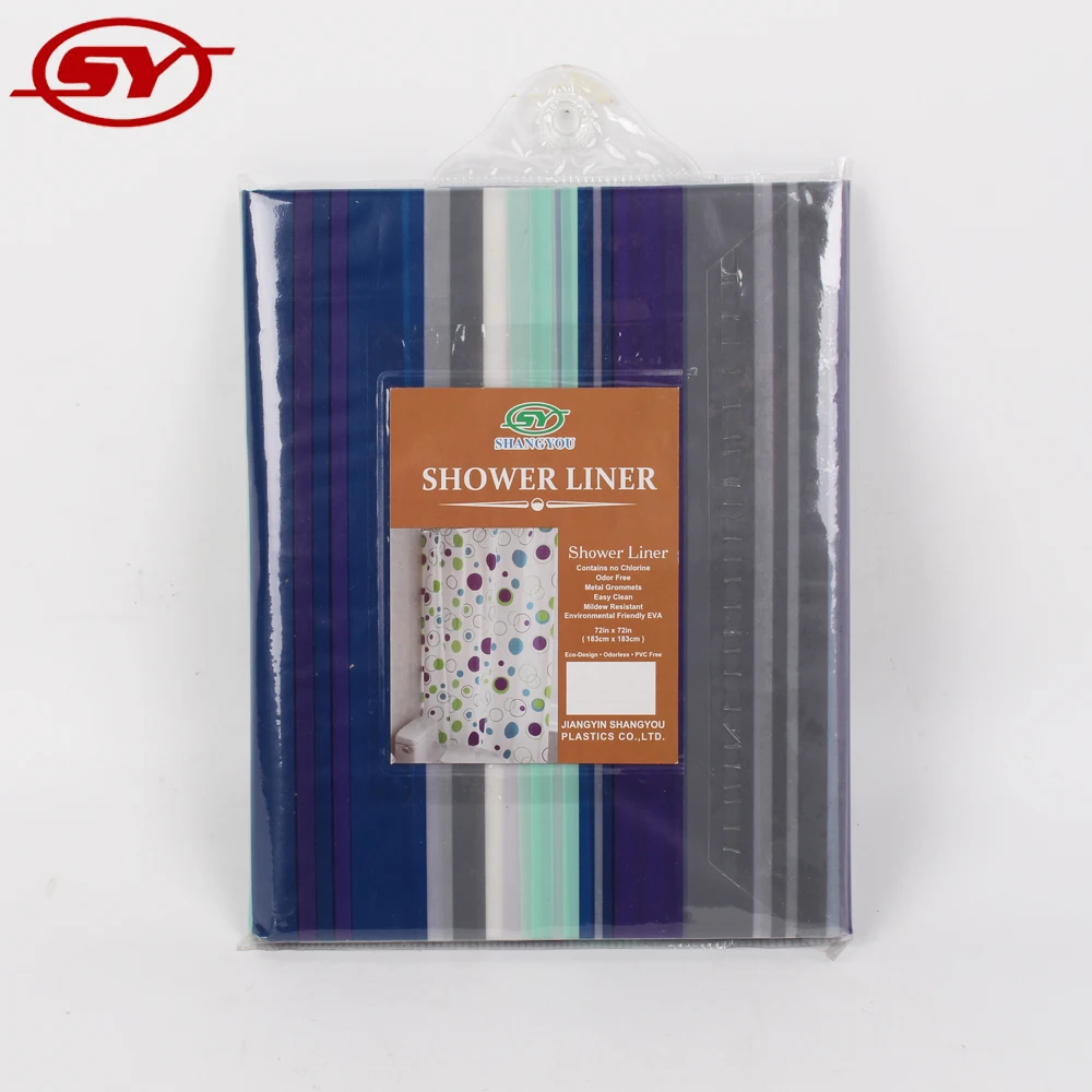 custom plastic shower curtain with hooks