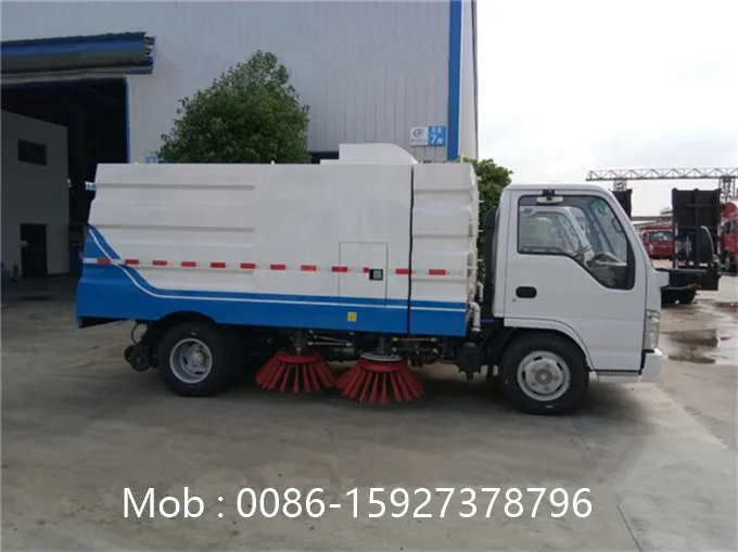 3m3 dustbin 1m3 water small japanese road sweeping vehicle