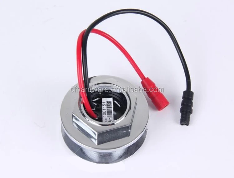 
Brass concealed electronic toilet flusher round automatic sensor urinal flush valve 