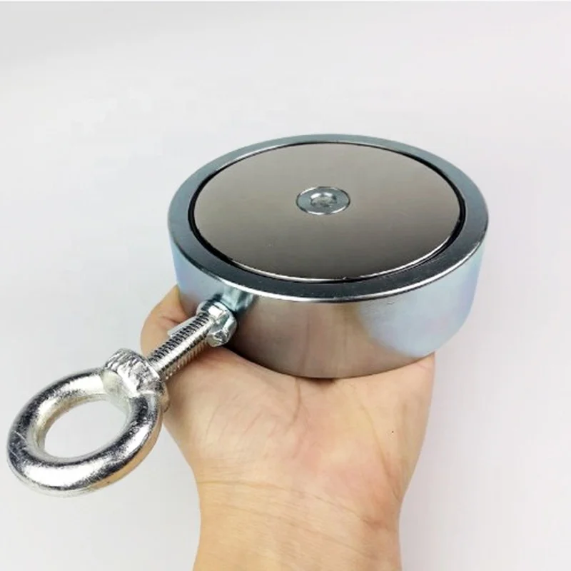 1000kg Neodymium Pot Magnet Fishing Magnet with Countersunk Ndfeb Industrial Magnet Permanent Box, Tool Case or Custom Packaging