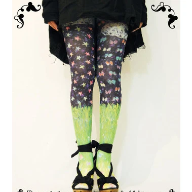 Manufacturer Japanese  printed animal pantyhose fashionable  leggings