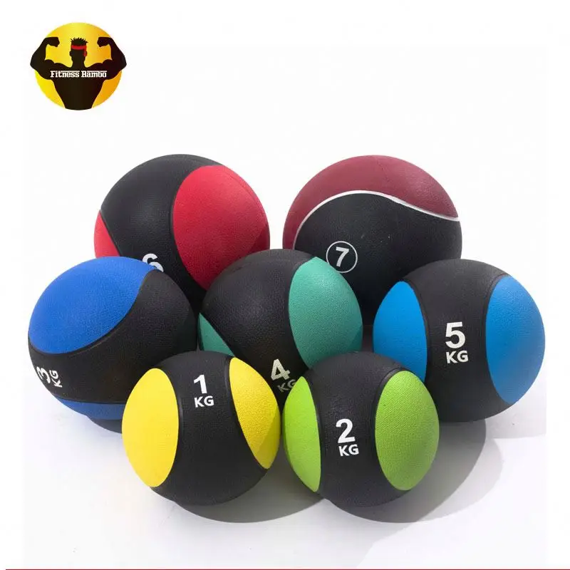 Super high bounce private label 12lb slam weight solid rubber green medicine ball