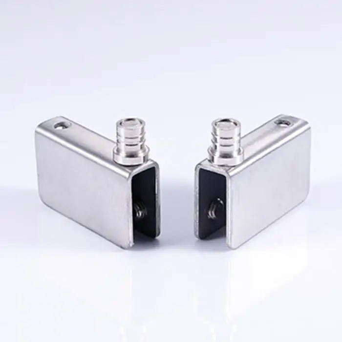 Stainless steel Glass Door Glass Pivot Clamps Glass Pivot Hinge