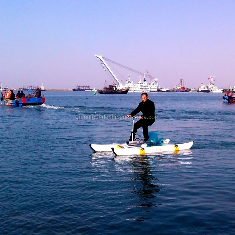 China high quality inflatable PVC Pontoons Water Bikes Water Bicycles Sea Bicycle Supplier