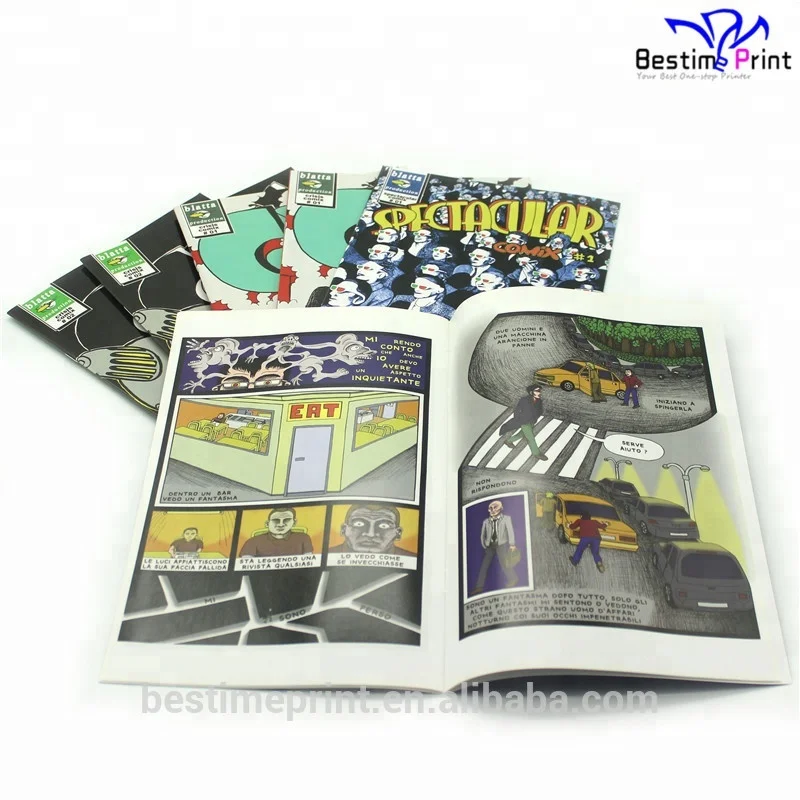 Full Color Coated Art Paper Adult Comic Book Printing Adult Comic Magazine Printing