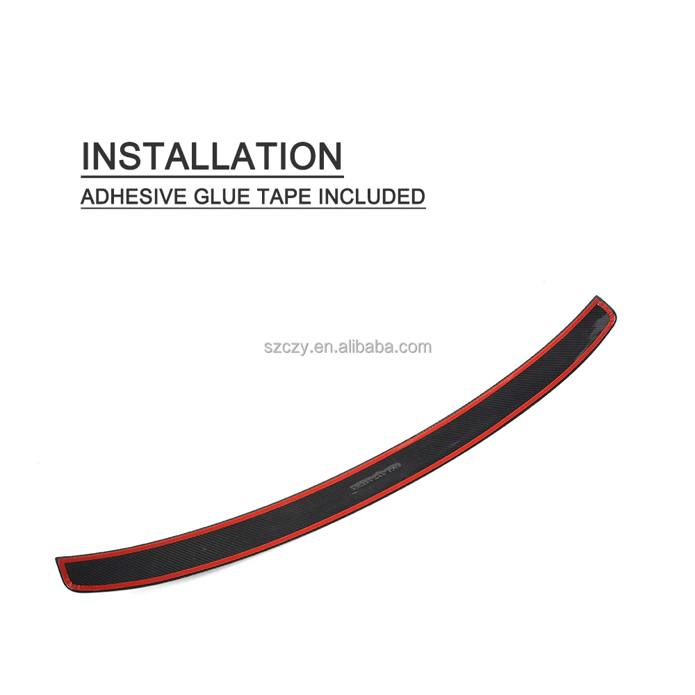 W205 C63 C43 Carbon Fiber Roof Window Spoiler for Mercedes Ben z W205 AMG Coupe 2-Door 15-17