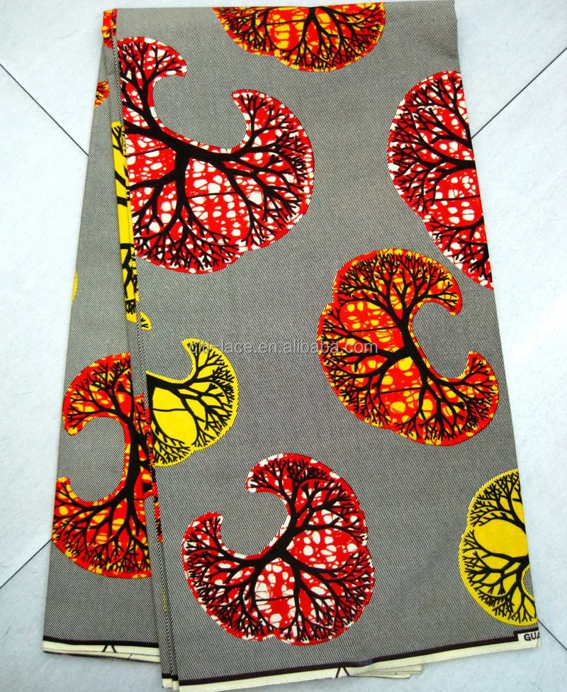 high quality wax print fabric african100% cotton veritable wax block prints fabric H871