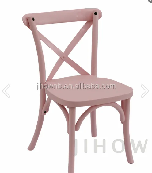 Детские стулья из смолы с перекрестной спинкой для детской вечеринки в аренду