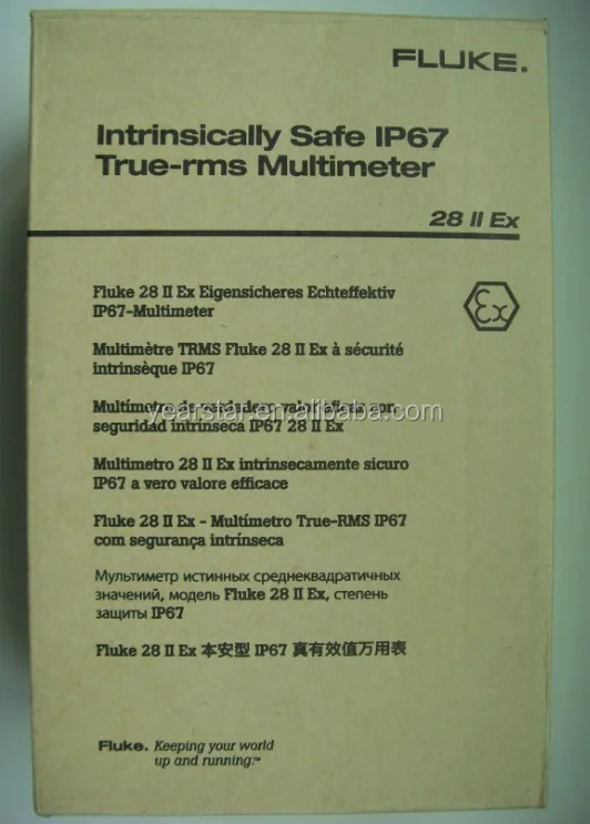 Fluke 28 II-EX Intrinsically Safe IP67 True-rms Multimeter