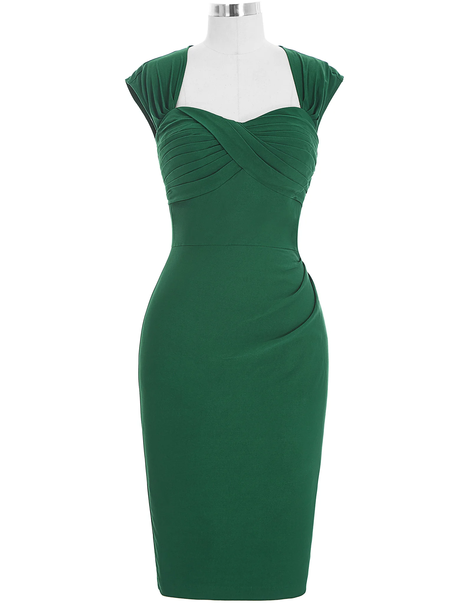 BP000155  Stock Sleeveless Red Hollowed Back Nylon-Cotton Hips-Wrapped Retro Vintage Dress