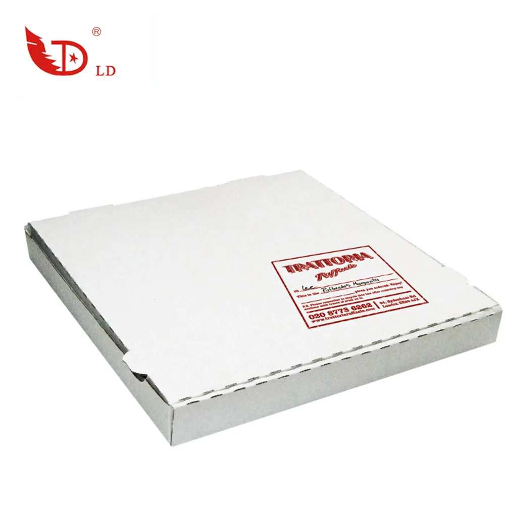 High quality fast food packaging boxes personalized pizza box, bulk rectangular pizza boxes