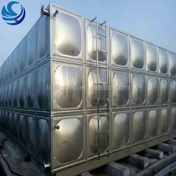 Welding Stainless Steel Tank for Water SS 304 316 500 2000 5000 Gallon Liter Pressed Steel Sectional Water Tank