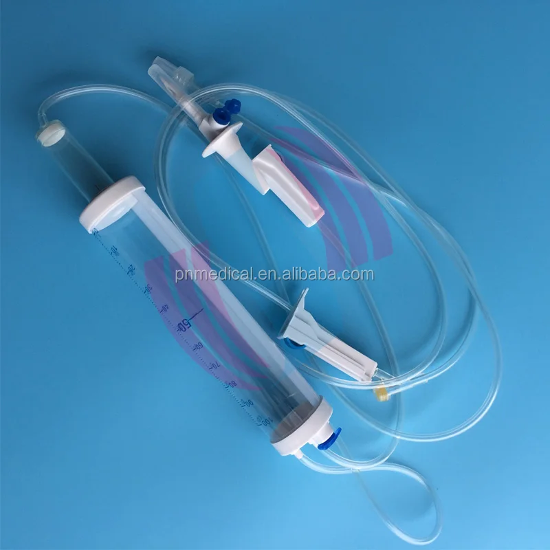 China manufacturer medical pediatric pvc burette iv infusion set 150ml