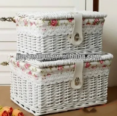 Оптовая продажа, выдвижной Плетеный декоративный багажник, плетеная корзина для хранения грязной одежды с крышкой