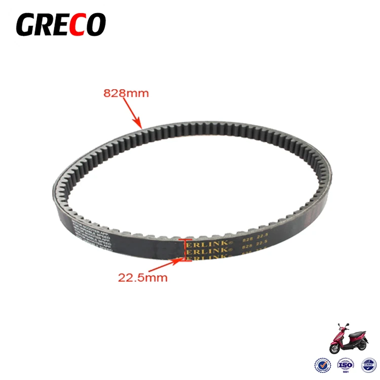 Rubber scooter drive belt OEM 23100-KHE7-9000 suit for Kymco MXU250