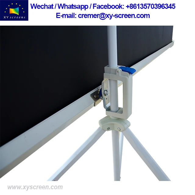 XY Screen 4:3 16:9 60 - 120 inch manual/tripod projector screen for hotel/school/home/office with No MOQ