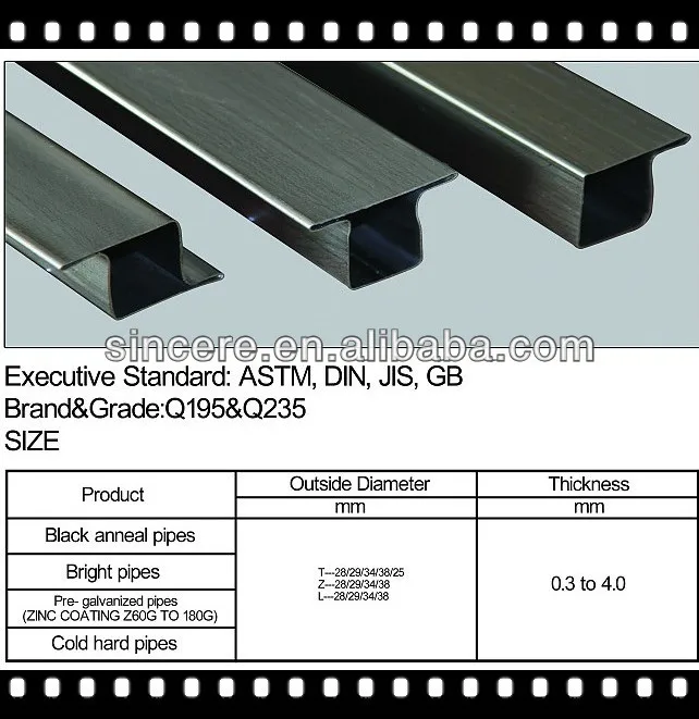 Steel Pipes/ LTZ Pipes/ Windows Frame Steel Pipes& Tubes