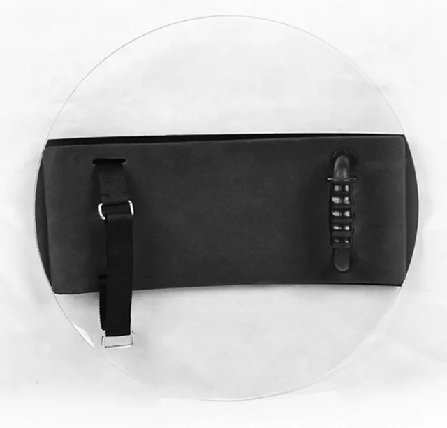 High quality Diameter:550mm Transparent Polycarbonate riot round shield