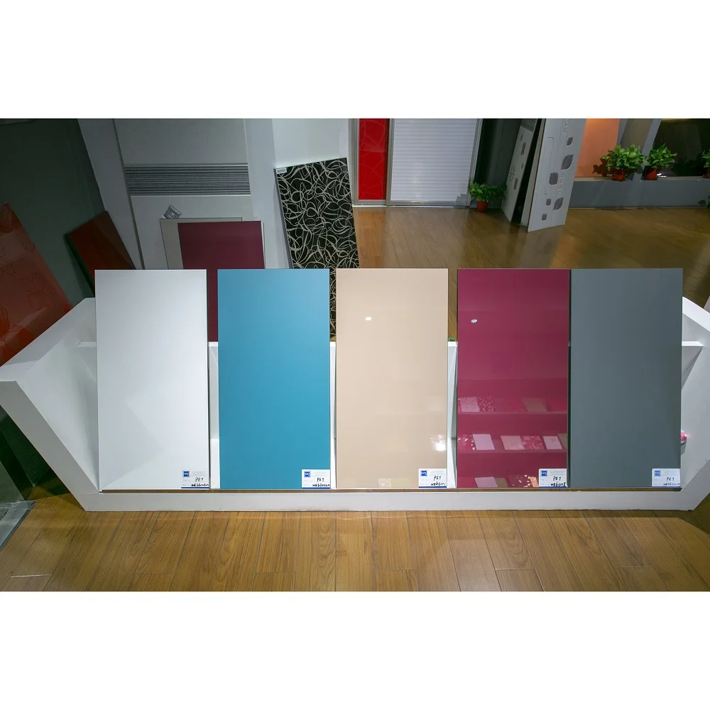 PET Laminated MDF High Gloss PET Board with Korea imported PET Film