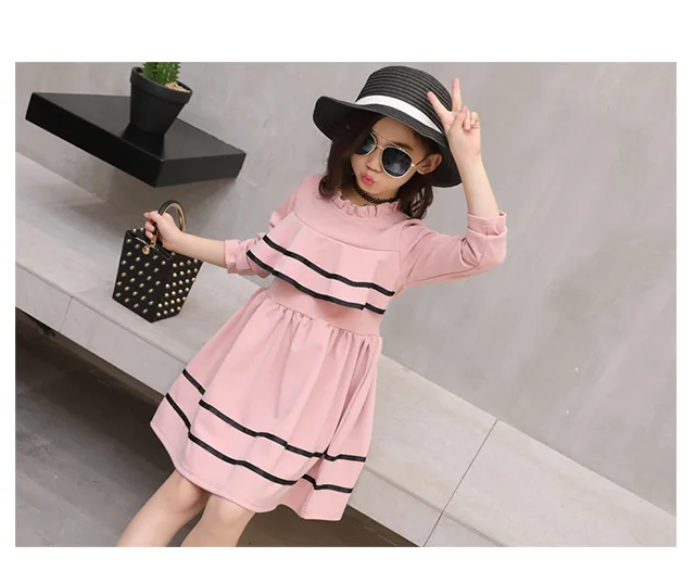 Hao Baby Western Style Of The Girls Fall On The New Dress Girls Dress Names With Pictures