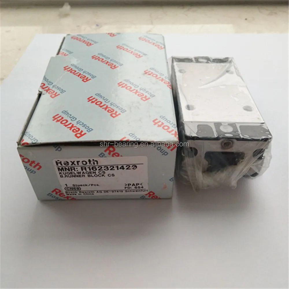 R1624 294 10 Rexroth Linear Guideway Carriage Blocks R162429410 Motion Rail Linear Components for Robotic Systems R1624-294-10