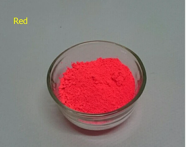NEON Red Color Phosphor Powder Fluorescent Pigment for Cosmetic 50g lot Powder Fluorescence for Painting Nail