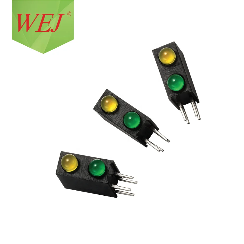 
3mm Red&Green Bi-color LED lamp holder for indicator 