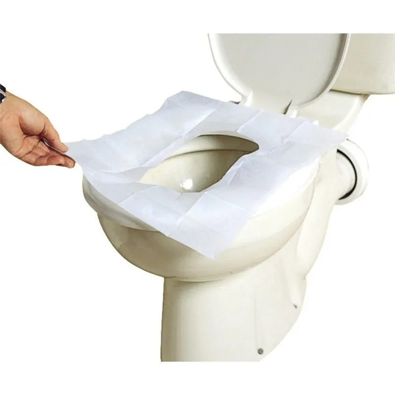 1pack 10pcs disposable hygienic sterilized toilet seat paper cover