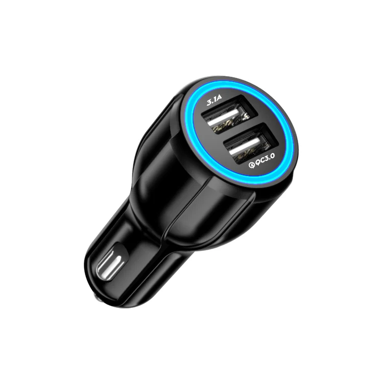 Новые товары Joyroom 2019 быстрое автомобильное зарядное устройство с двумя usb-портами