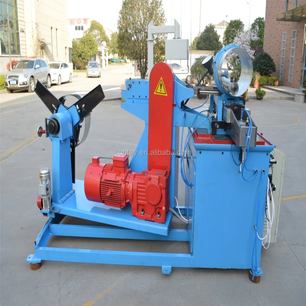 Spiral duct forming machine manufacturer suit galvanized plate and stainless steel