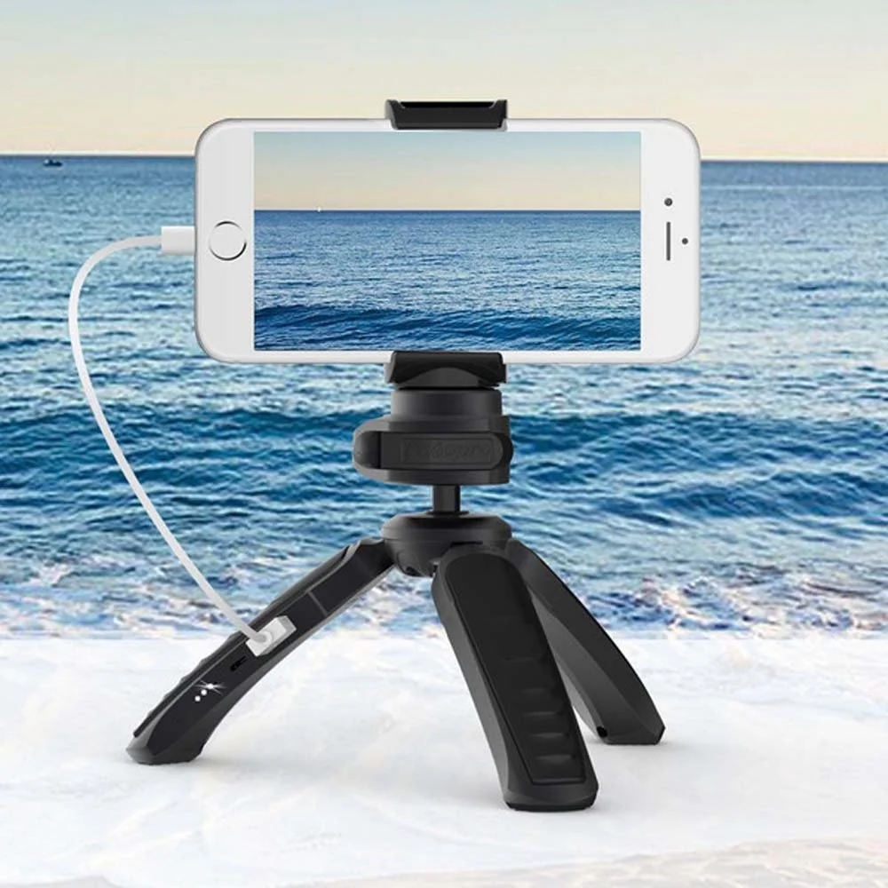 
FOTOPRO mirrorless light mini table compact camera mobile tripod stand with power bank 