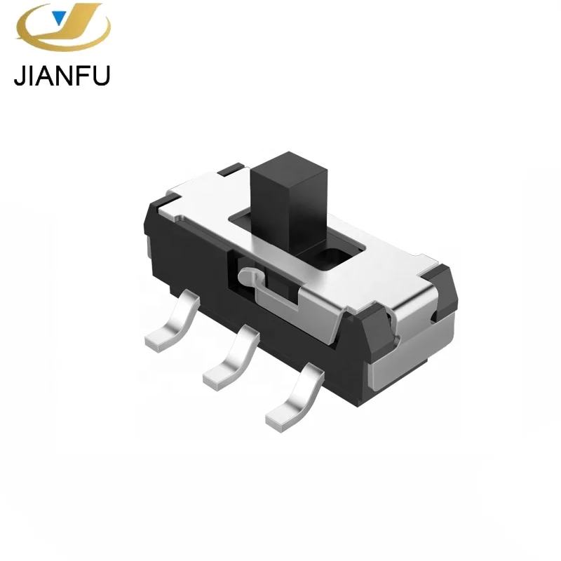 Smd низкий профиль печатного монтажа dpdt 6 pin слайд-переключатель