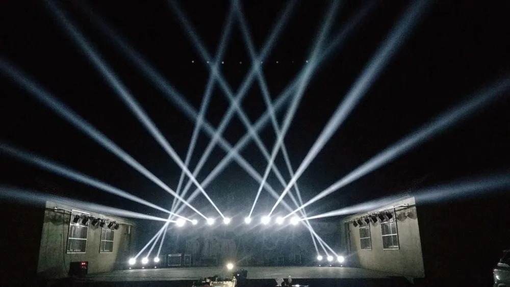 260w 280w beam mobile moving head with 5 glass gobos