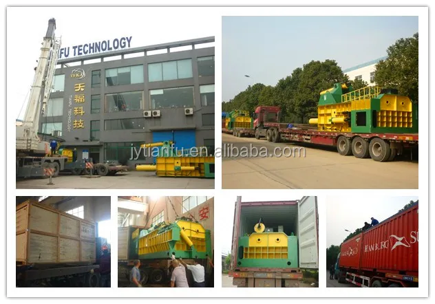 250T Metal scrap yard PLC Hydraulic copper baler press waste iron aluminium profile press machine(High Quality)