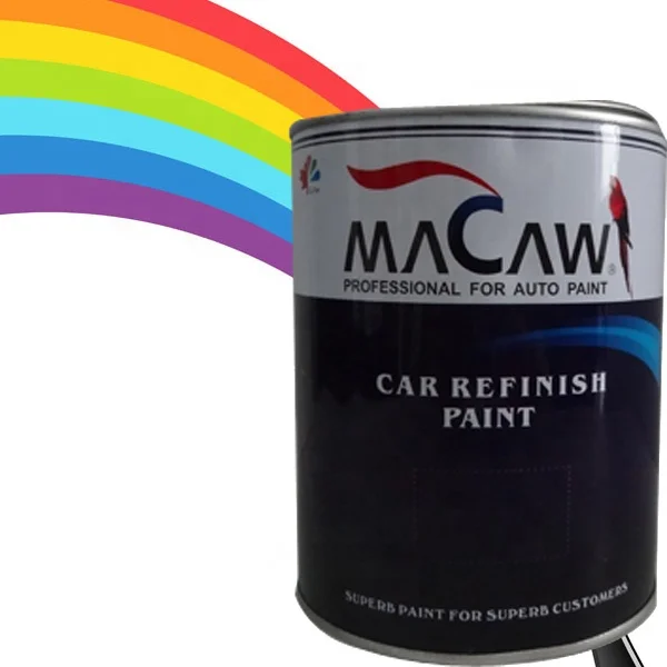 Macaw 2K acrylic primer car paint new pigment and binder fast dry hardener mirror effect car paint good resins