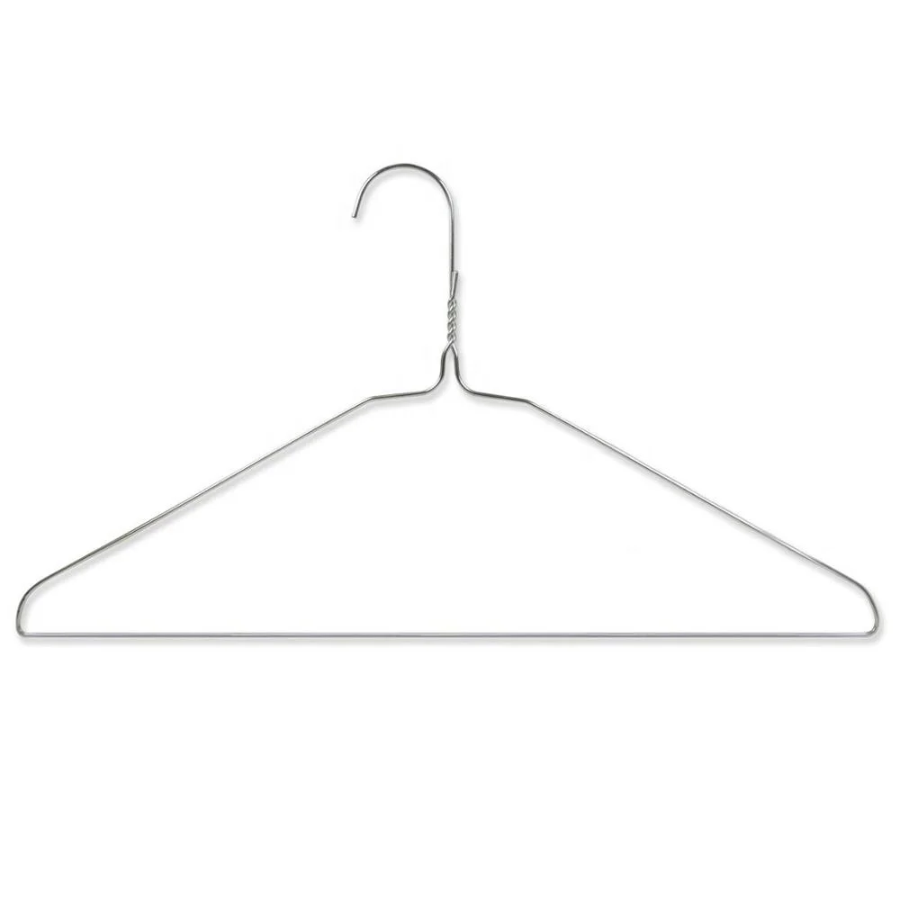 Lavinia Laundry Galvanized Metal White Clothes Wire Hanger