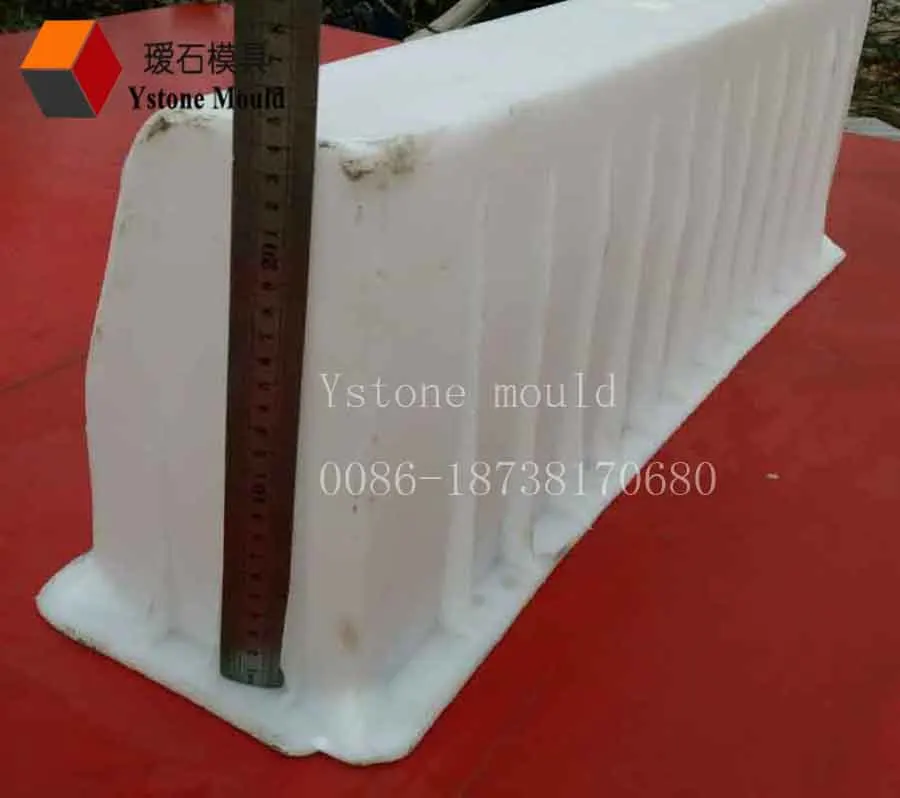 Plastic road kerb concrete kerbstone mould