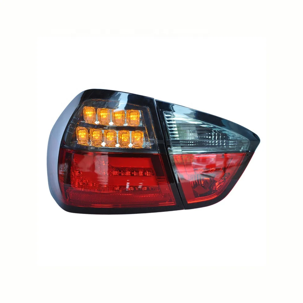05-08 Red Black Color LED Tail Lamp For E90 3 Series 320i 323i 325 330 335