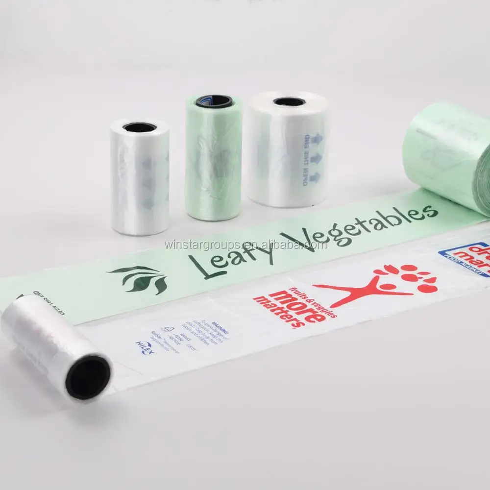 Factory Produce Reusable Produce Bags Ldpe Safe Handling Produce Bag On Roll