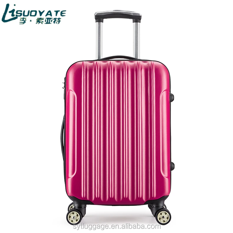 
aluminum suitcase 4 wheel spinner luggage trolley travel bag RED with ABS and 20/24/28 inches 