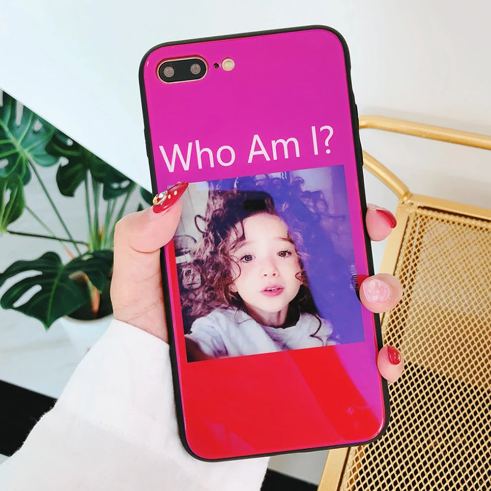 Пародия дизайн 6 7 8 Plus X стекло для iPhone дизайн корпуса