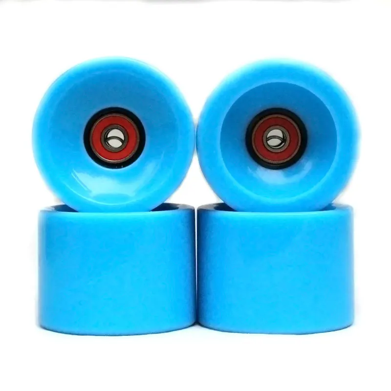 70mm Soft Wheels Skateboard Longboard Wheels with ABEC-7 bearings
