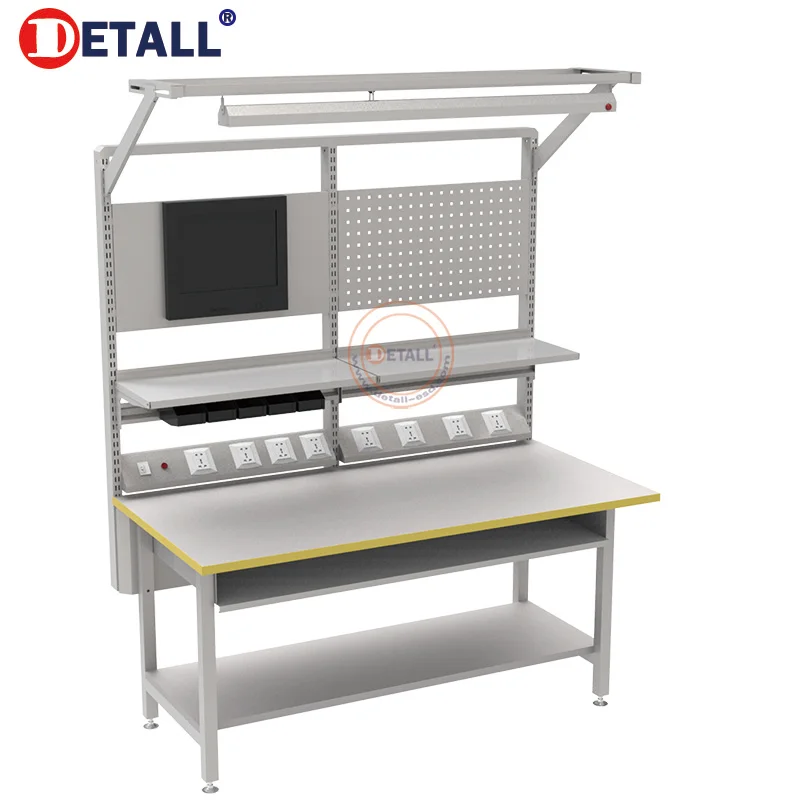 durable double dental technician ergonomic lab electronics drawer workbench