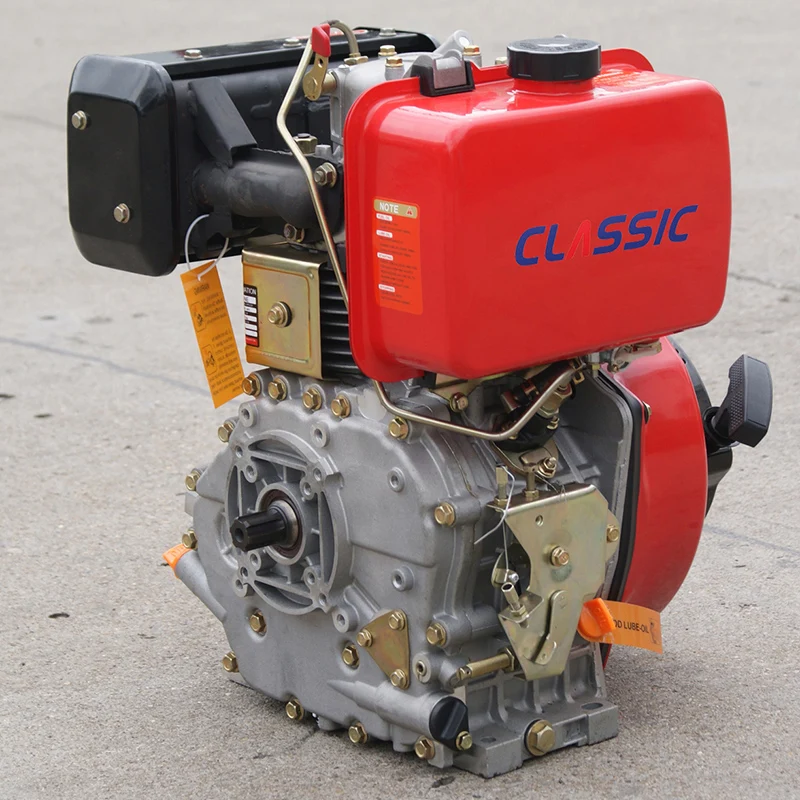 BISON CHINA Generator 12HP Electric Diesel Engine, Portable 188f Generator Engine Parts, 12HP Air-cooled Diesel Engine