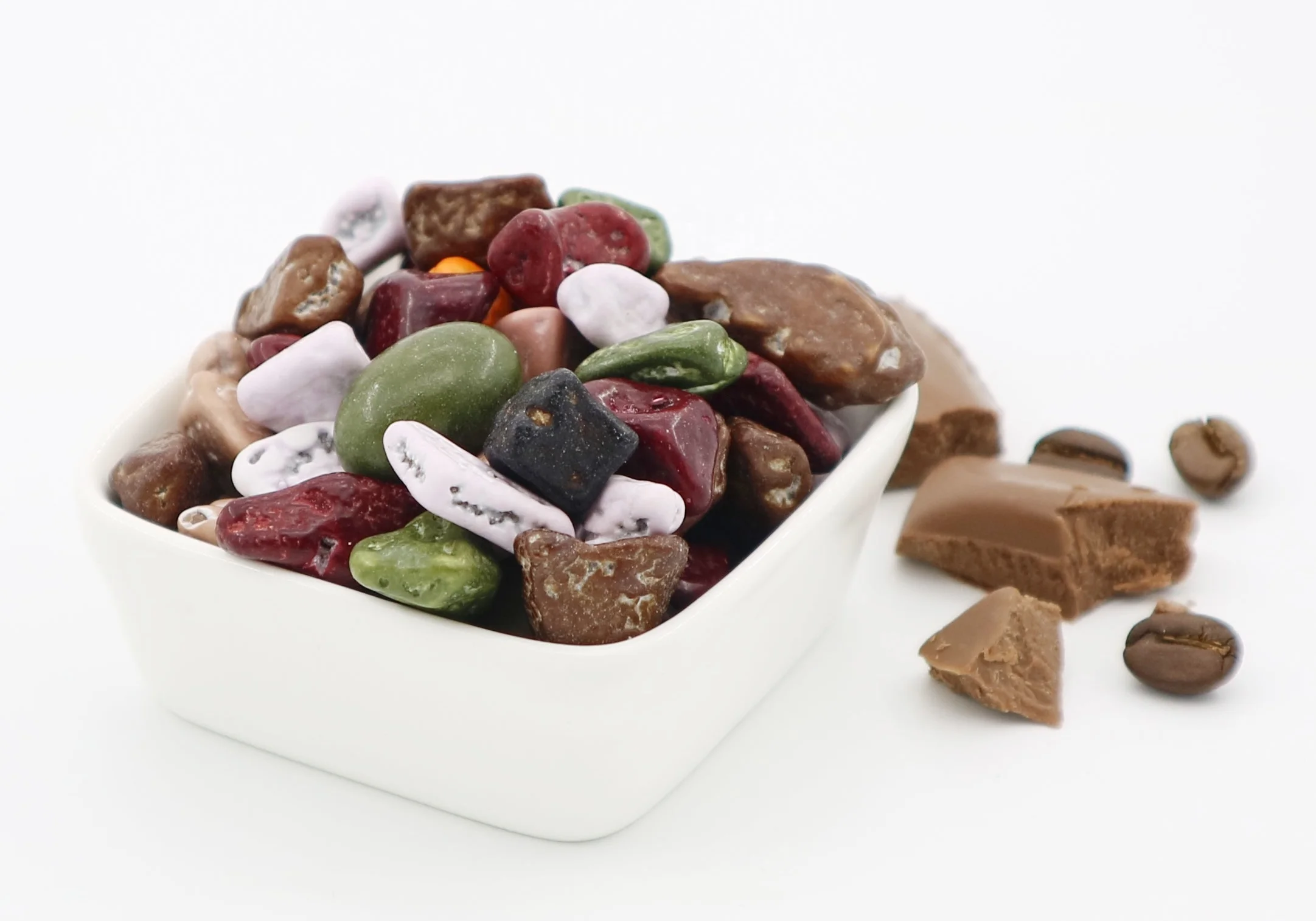 Stone chocolate candy