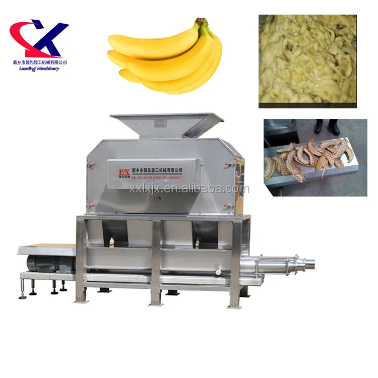 Commercial Banana Pulp Making Banana Puree Processing Machine
