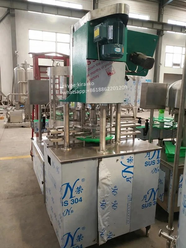 Небольшая установка для розлива минеральной воды, мини-машина для розлива пружинной воды