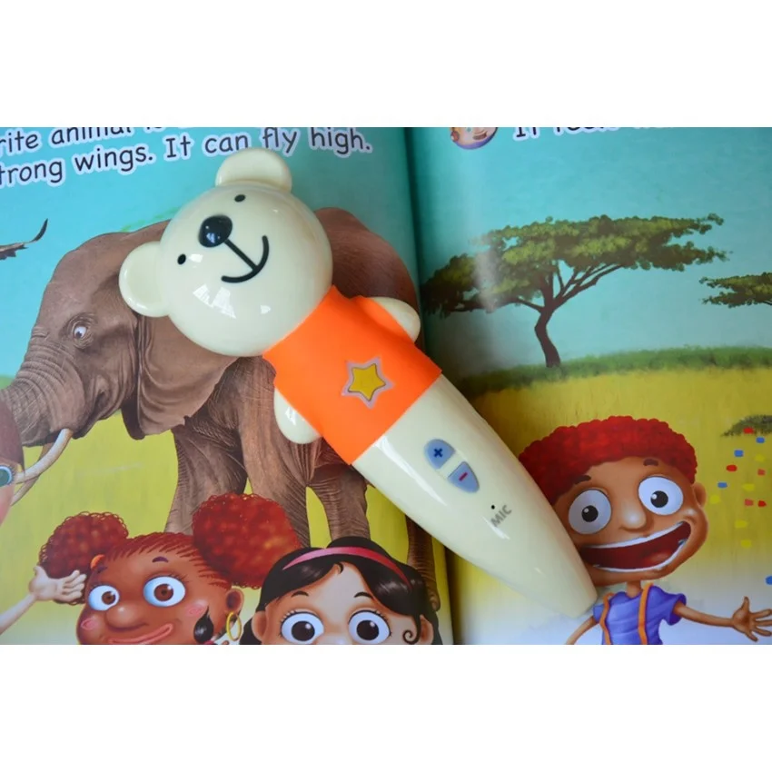 Best selling smart pen with abc english touch speak learning reading coding talking audio books for baby kids students children